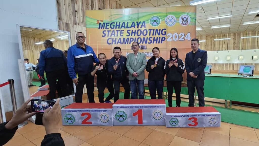 East Khasi Hills wins 9th Meghalaya State Shooting Championship, West Garo Hills secures 2nd spot