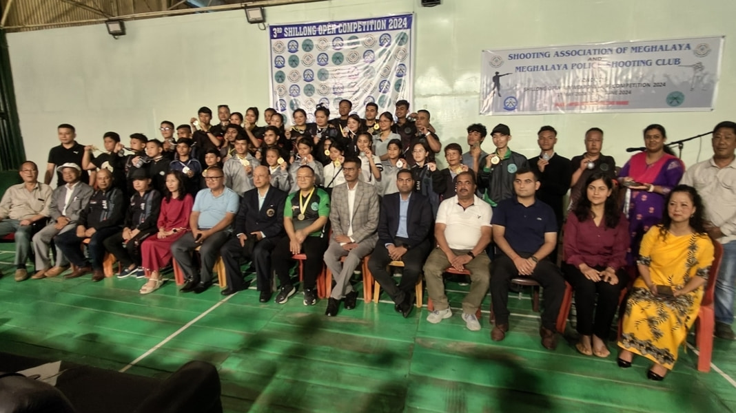 SP EKH distribute medals to winners of 3rd Shillong Open Shooting Championship 2024