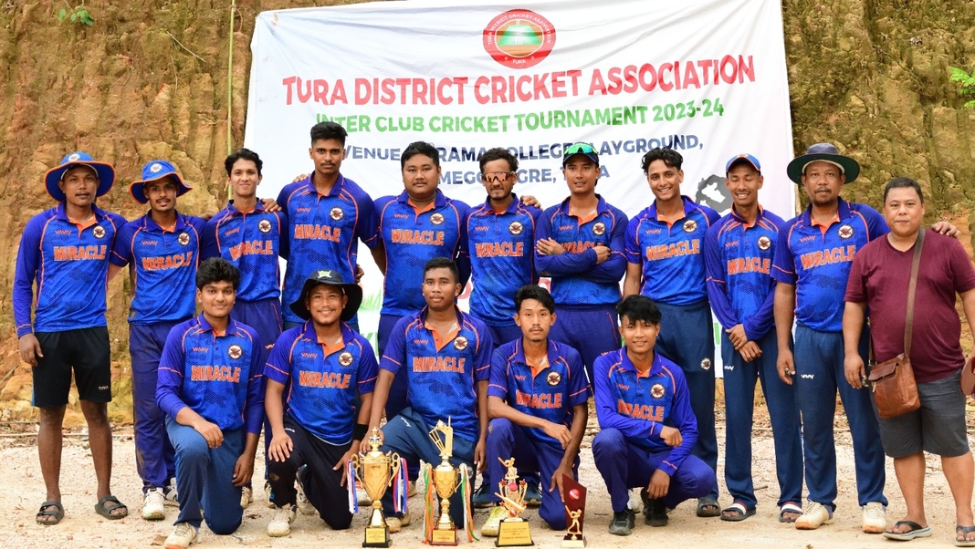 Miracle CC crowned champions of Tura Cricket Tournament; Manish Sharma named Player of the Tournament