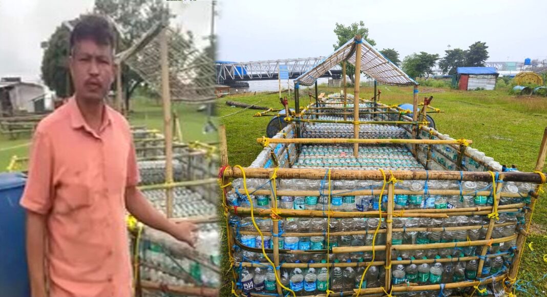 Assam: Dibrugarh Youth embarks on 13-day Plastic Bottle Boat Expedition on Brahmaputra