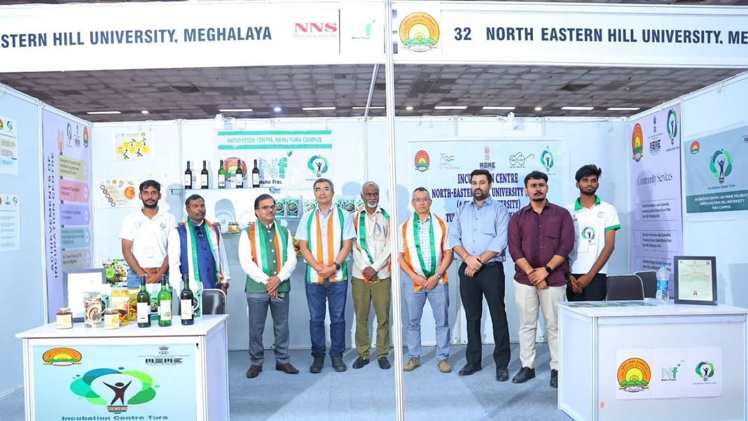 NEHU’s Tura Incubation Centre wins 2nd Prize at Government Achievements & Schemes Expo 2024