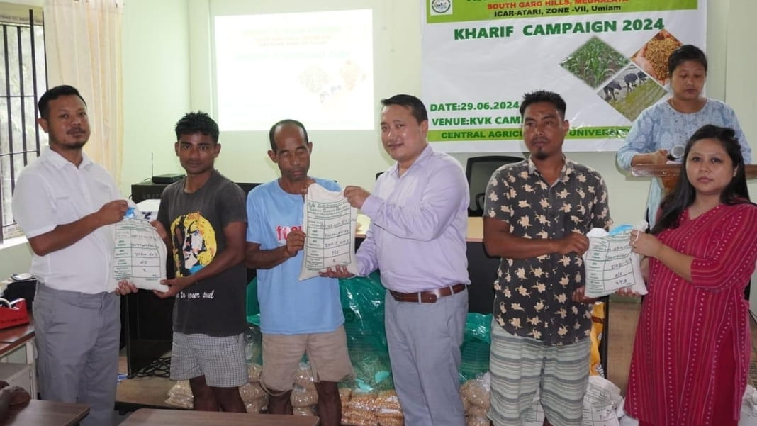 South Garo Hills farmers learn about sustainable agricultural practices at Kharif Campaign 2024