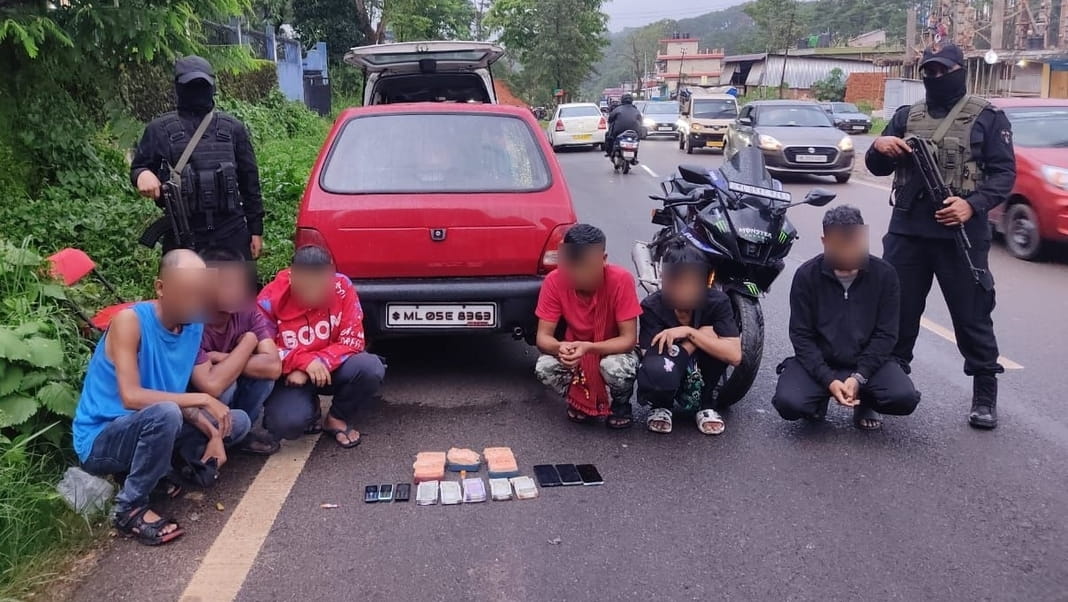 6 drug peddlers arrested with heroin from Mawlai Mawiong