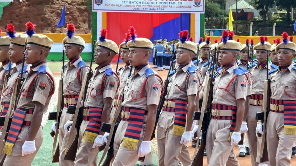 Record 37th batch of recruit constables pass out from Goeragre training centre