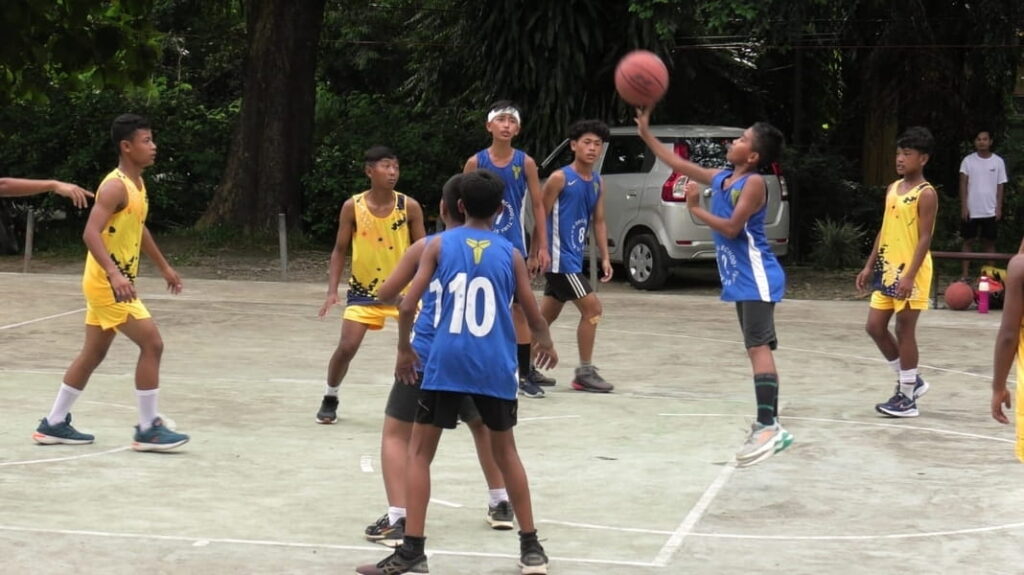 Impressive talents on display at the Inter-school Basketball tourney in Tura