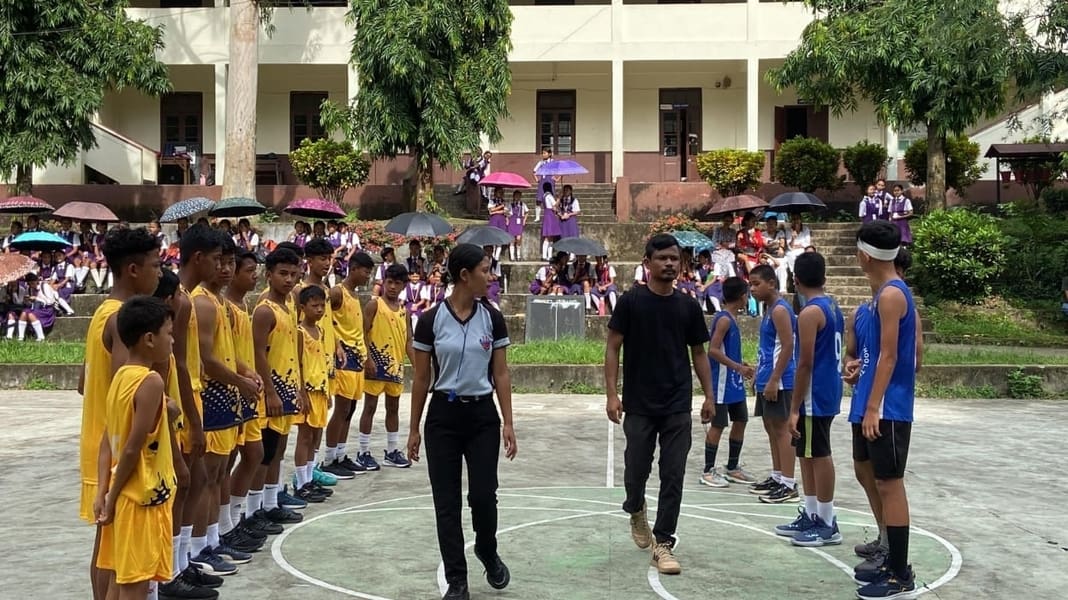 Impressive talents on display at the Inter-school Basketball tourney in Tura