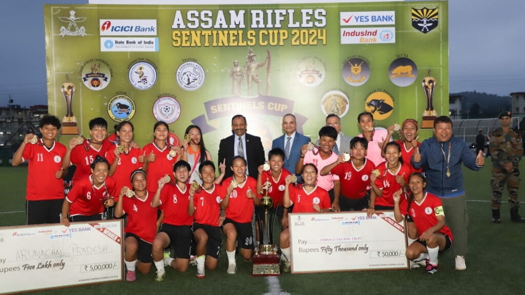 Arunachal wins inaugural ‘Sentinels Cup’, Assam Rifles’ annual women’s football tournament