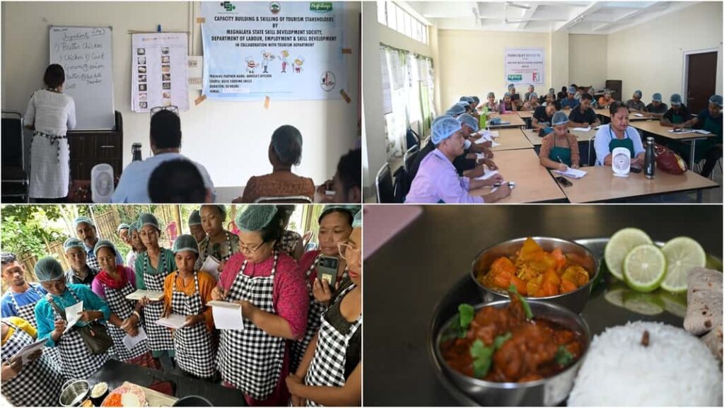 Capacity building and culinary skill training for tourism stakeholders held in Garo Hills