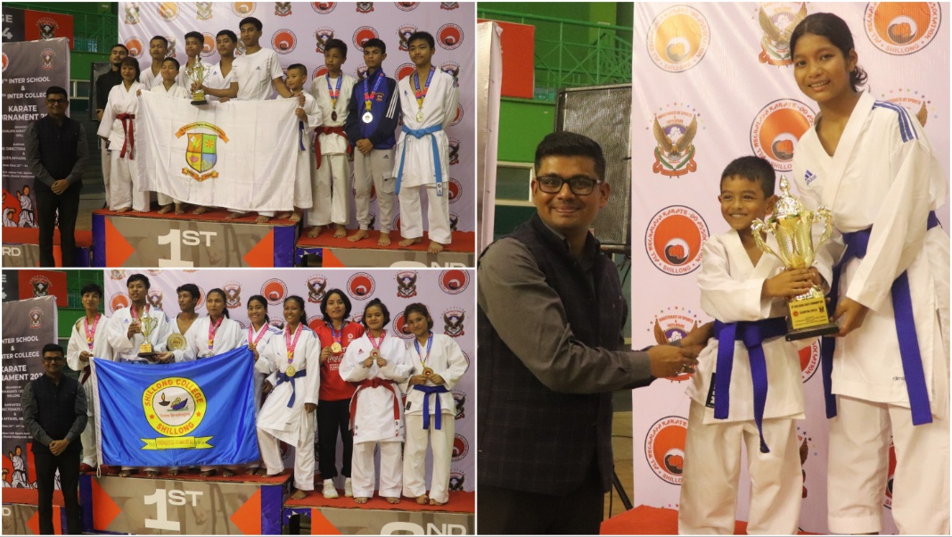 St Anthony's, Sacred Heart Girls & Shillong College win in Inter School & Inter College Karate