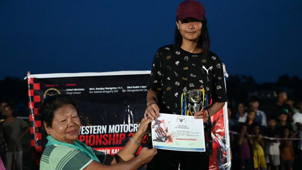 Garo Hills riders dominate 1st South Western Motocross 2024; Bantei Jyrwa takes best rider crown