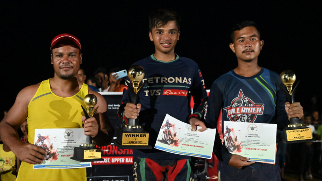 Garo Hills riders dominate 1st South Western Motocross 2024; Bantei Jyrwa takes best rider crown