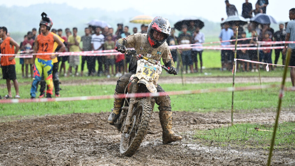 Garo Hills riders dominate 1st South Western Motocross 2024; Bantei Jyrwa takes best rider crown