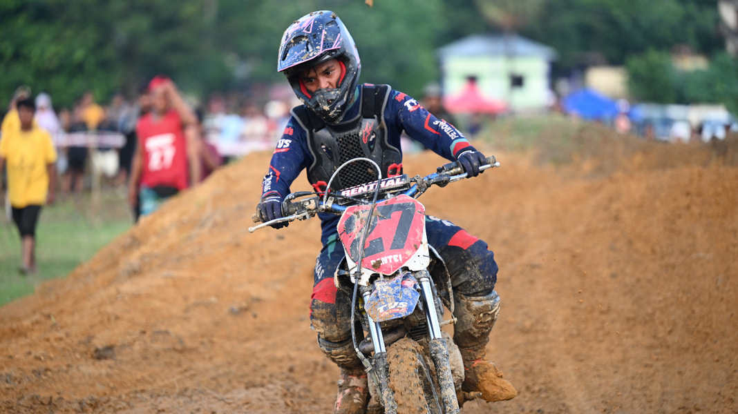 Garo Hills riders dominate 1st South Western Motocross 2024; Bantei Jyrwa takes best rider crown