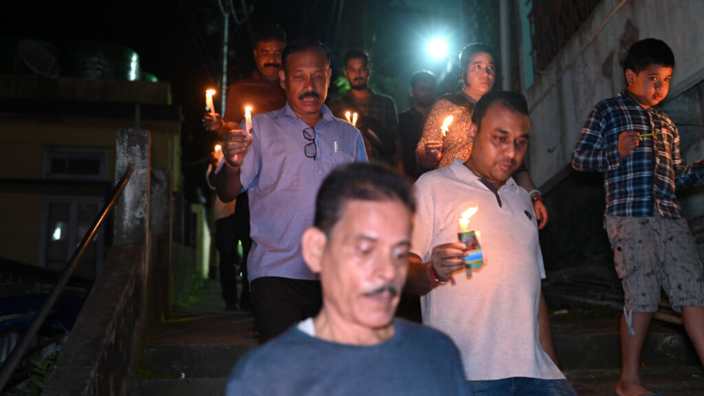 Tura women hold candlelight vigil seeking justice for murdered trainee doctor in Kolkata