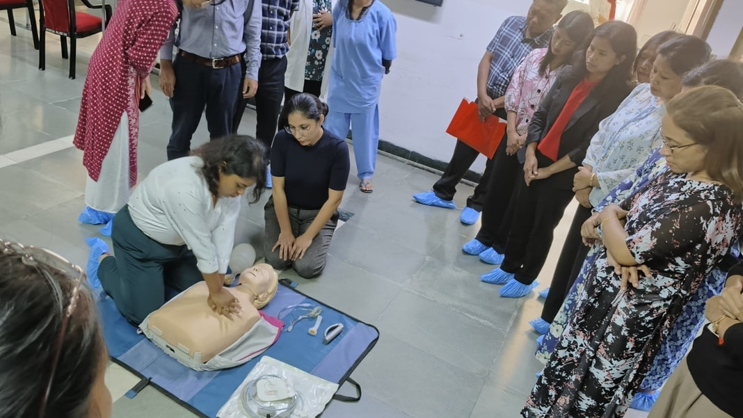 Basic Life Support training held at NEIGRIHMS