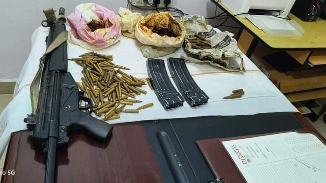 Assam: Security forces recover arms and ammunition in Tinsukia