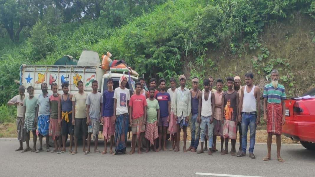 KSU apprehends 24 suspected Bangladeshi nationals in South West Khasi Hills