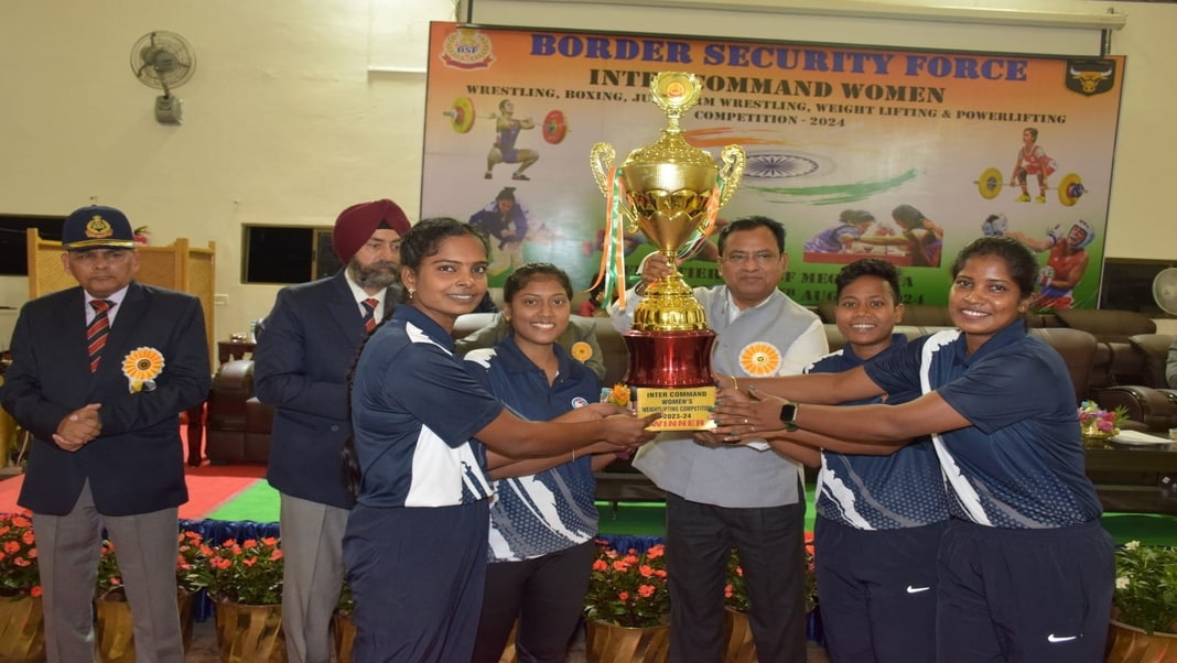 BSF’s women inter-command sports meet 2024 comes to a conclusion