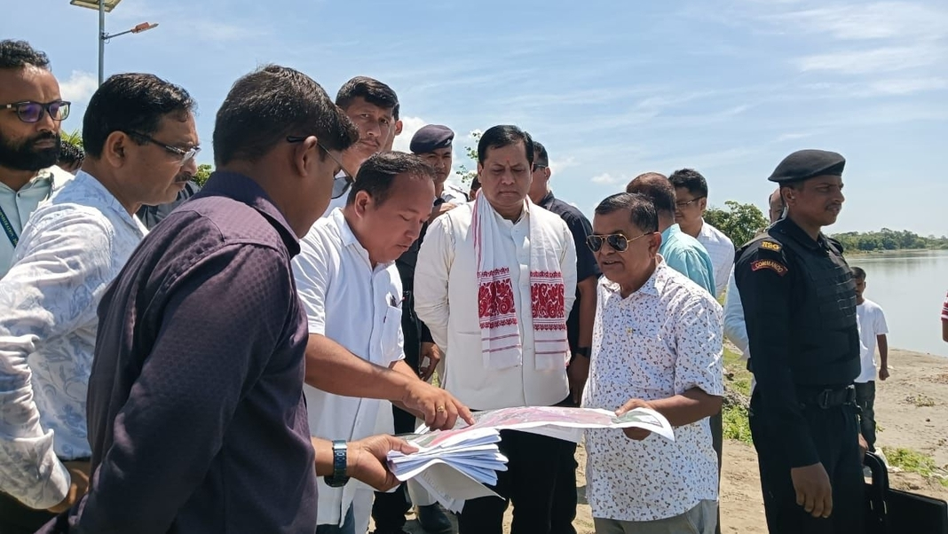 Assam: Sonowal Rallies for sustainable solution against erosion and flooding in Dibrugarh & Chabua