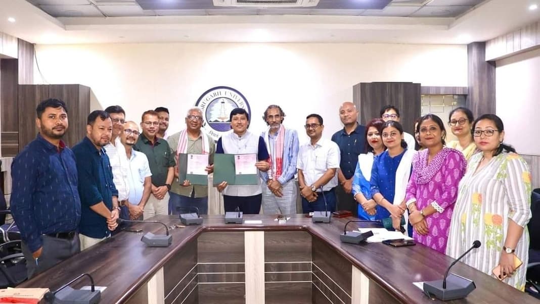 Dibrugarh University and Nanda Talukdar Foundation ink MoU to digitize rare Assamese manuscripts