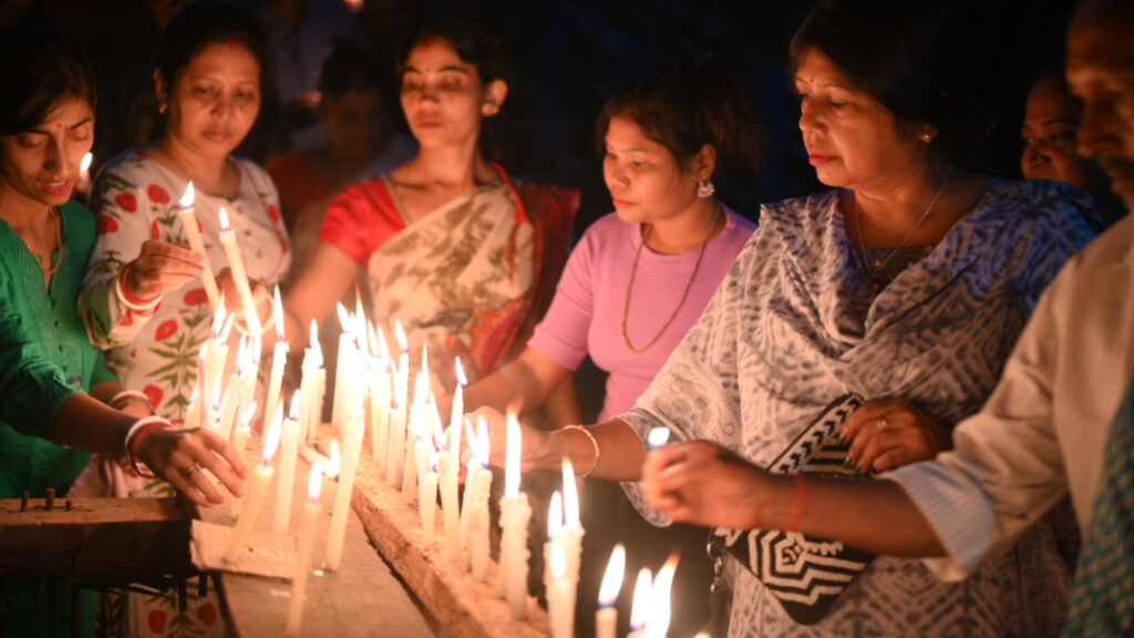 Tura women hold candlelight vigil seeking justice for murdered trainee doctor in Kolkata