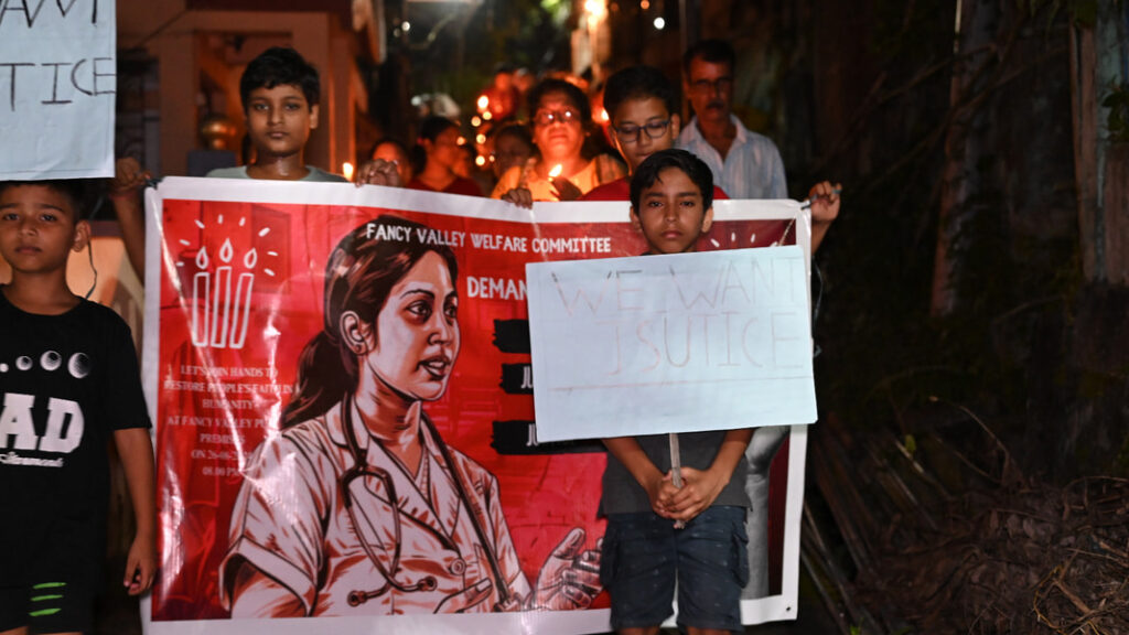 Tura women hold candlelight vigil seeking justice for murdered trainee doctor in Kolkata