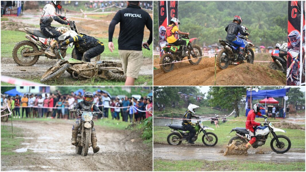 Garo Hills riders dominate 1st South Western Motocross 2024; Bantei Jyrwa takes best rider crown