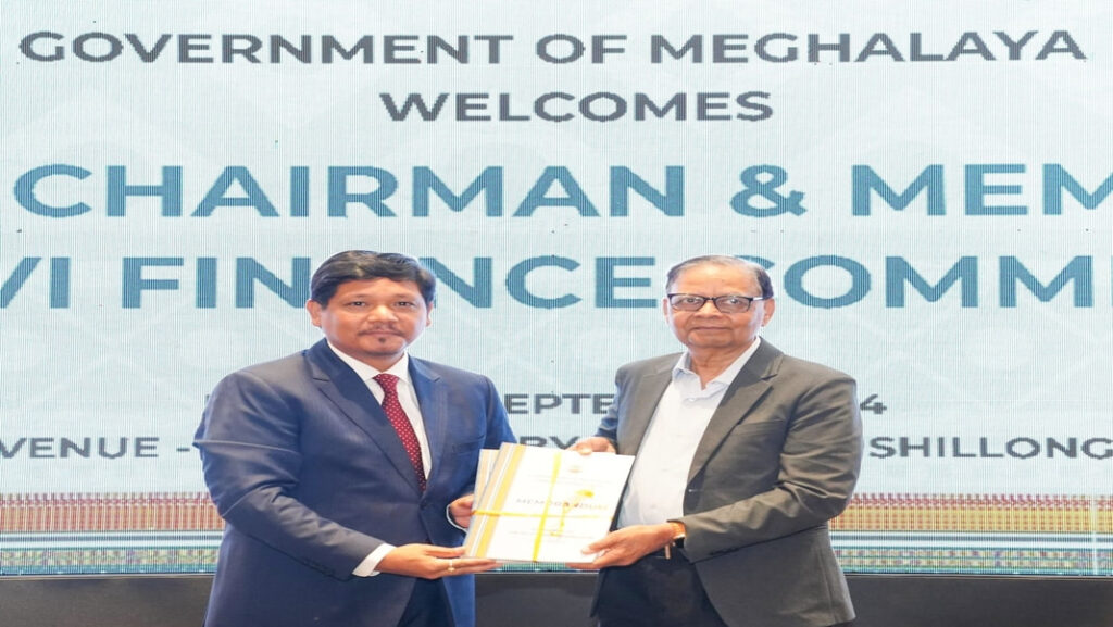 Conrad presents road map for Meghalaya’s growth, seeks XVIth Finance Commission’s support