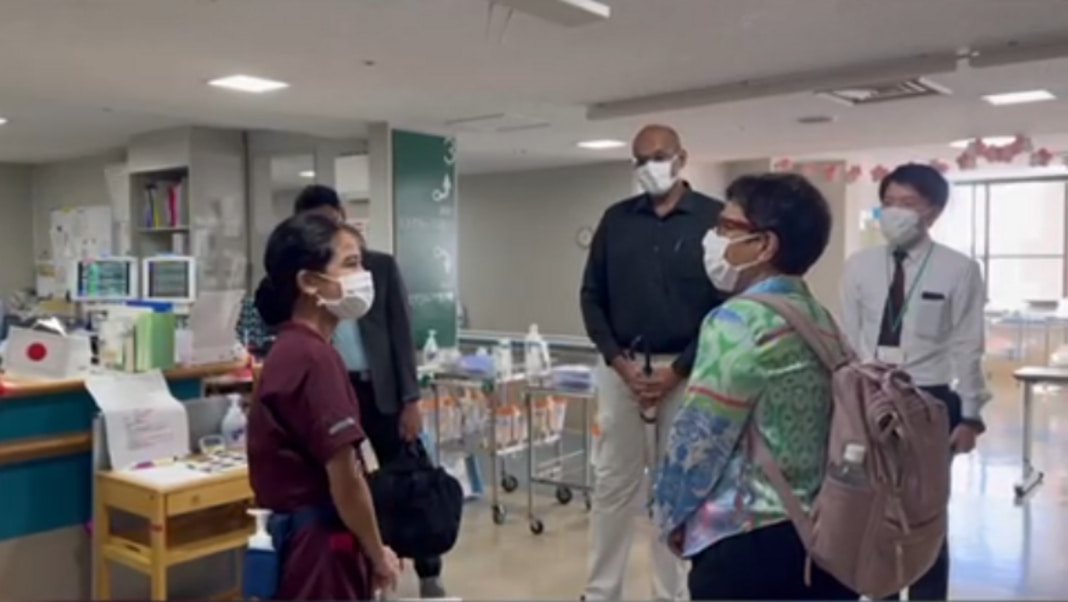 Ampareen visits Japan: Interacts with Meghalaya nurses, explores more employment opportunities