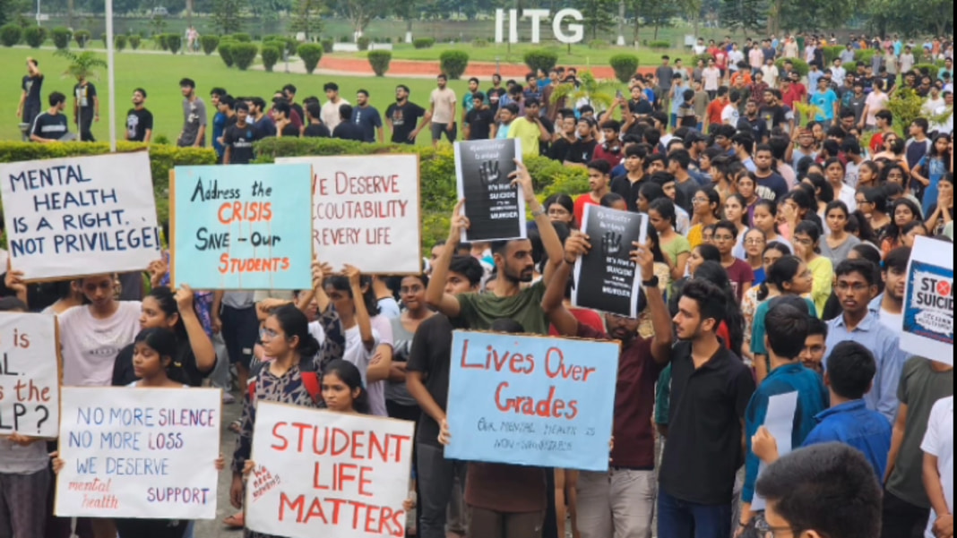 IIT Guwahati students protest after second suicide in 30 days due to ‘mental harassment’