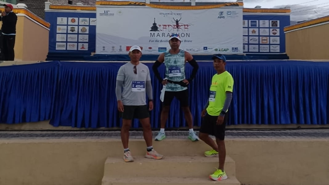 Garo Hills Runners complete the LADAKH Marathon 2024