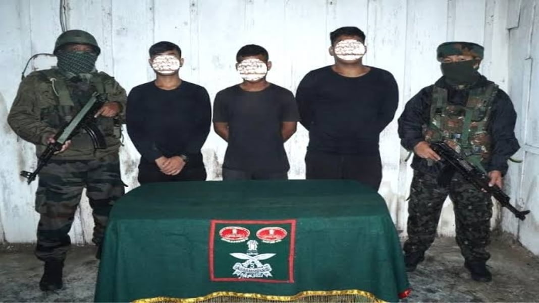 Four dreaded militants held in Manipur and Assam