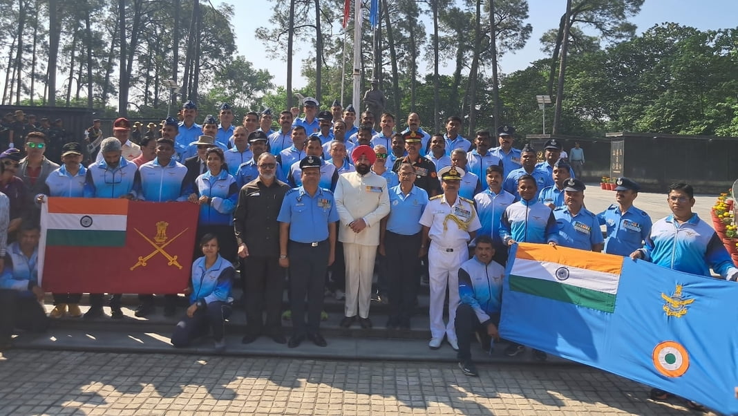 IAF-UWM joint car rally arrives in Dehradun, honour war heroes at ‘Shaurya Sthal’ war memorial