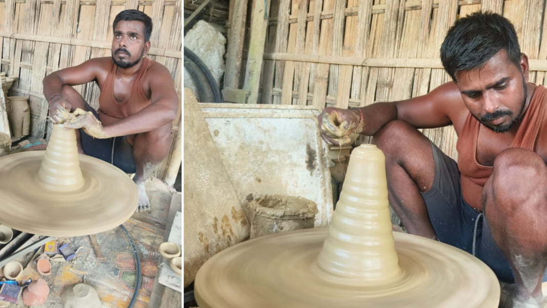 Handcrafted Hope: Dibrugarh's Potters Illuminate Diwali with Tradition Amidst Market Flood of Artificial Lights