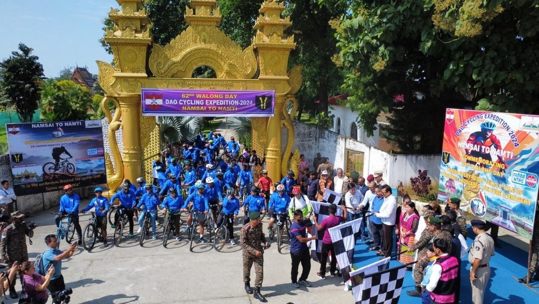 Arunachal Pradesh: Indian Army flags-off cycling expedition to honour Walong heroes