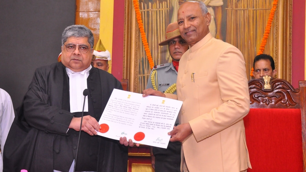 Justice Indra Prasanna Mukherji sworn in as 13th Chief Justice of Meghalaya