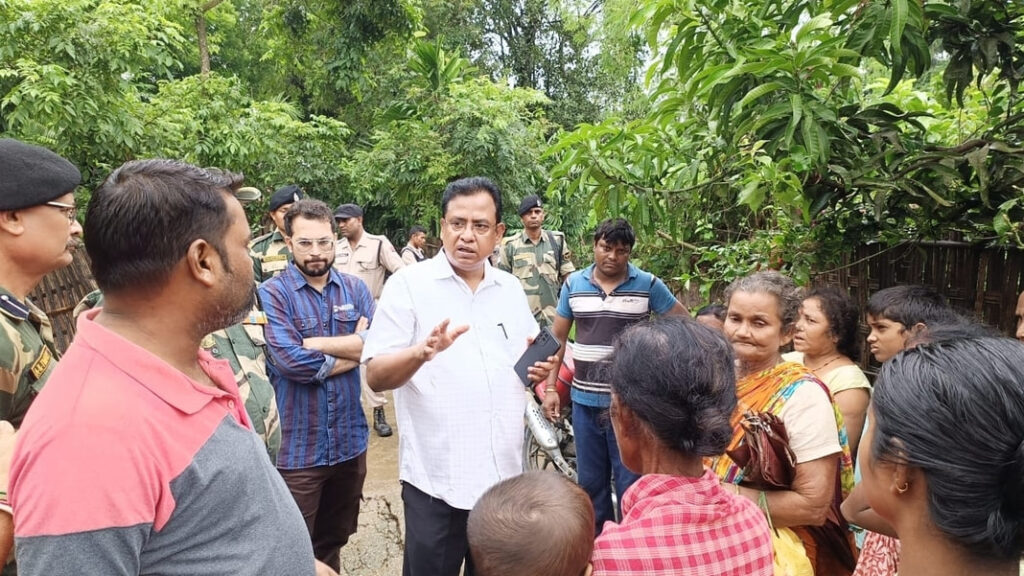 Garo Hills Devastation: Mondal visits relief camps in Dalu, presses for relief & rehab works