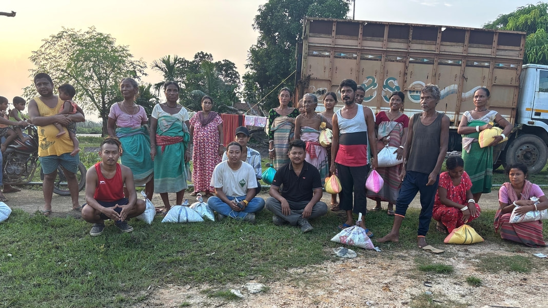 Local entrepreneurs come together to support flood-hit villagers in Garo Hills