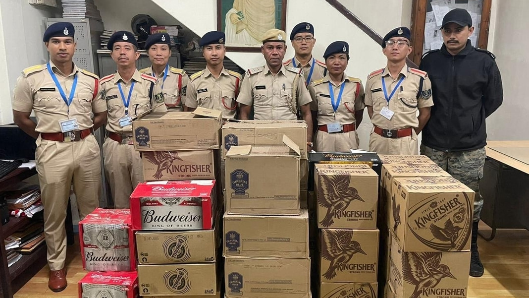 Shillong police seize 115 litres of illicit liquor, 162 litres of beer