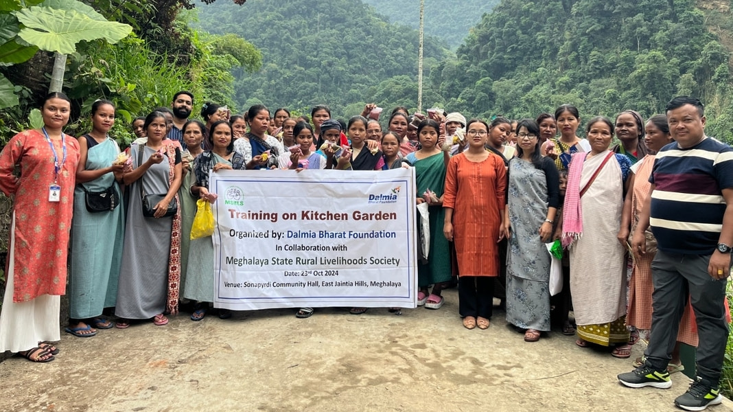 Dalmia Cement promotes Kitchen Garden in East Jaintia Hills under its Corporate Social Responsibility