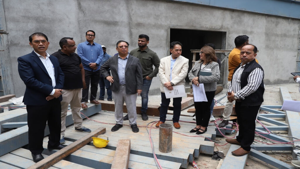 Meghalaya Speaker reviews new Assembly building's progress, confirms final completion timeline