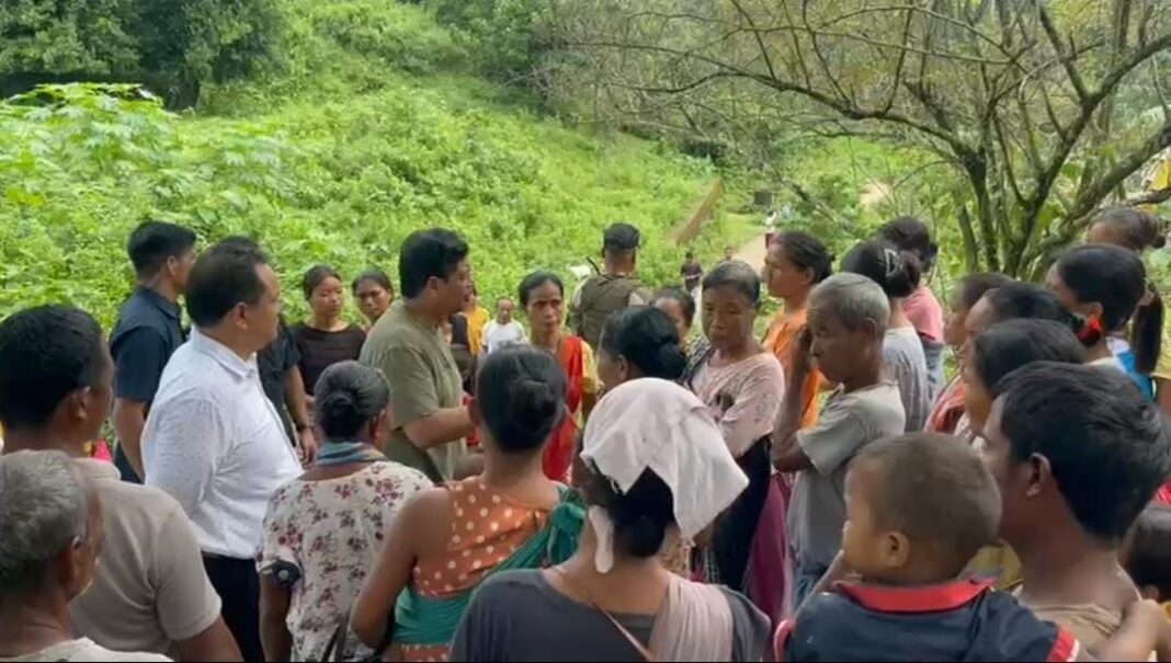 Conrad visits flood and landslide-hit areas of West Garo Hills, distributes ex-gratia to victims' families