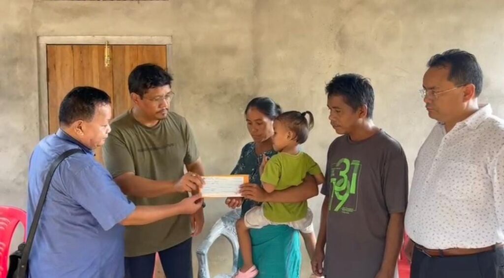 Conrad visits flood and landslide-hit areas of West Garo Hills, distributes ex-gratia to victims' families