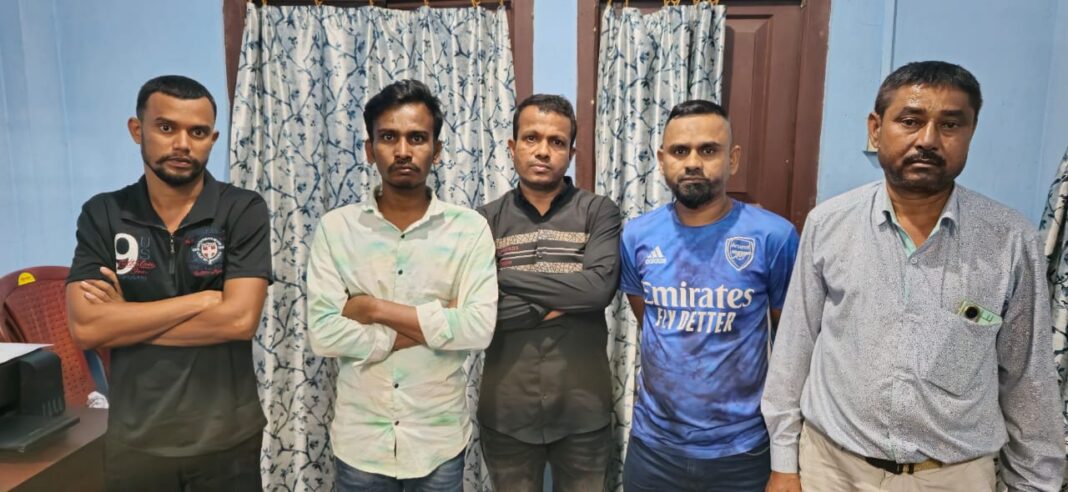 Four Bangladeshi nationals sneak into India, nabbed near Byrnihat by Meghalaya police