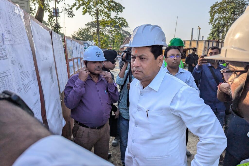 Assam: Sonowal reviews progress of NE’s first ship repair facility at Pandu multi modal terminal