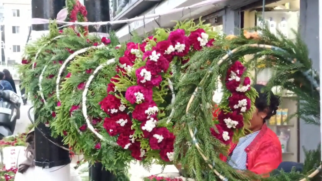 Shillong blooms with fresh flowers as families prepare for All Souls’ Day