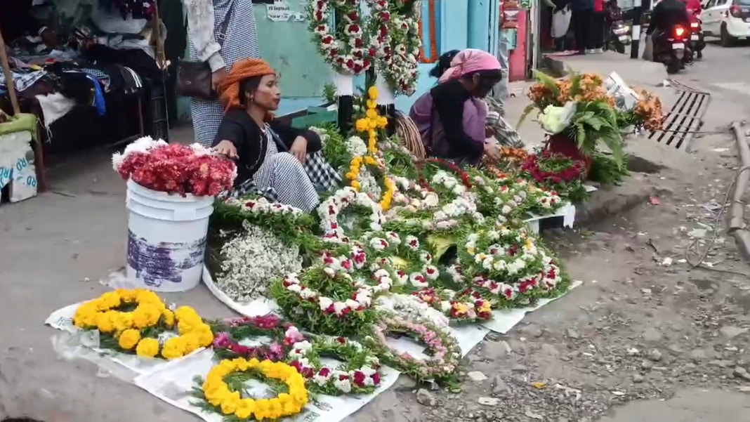 Shillong blooms with fresh flowers as families prepare for All Souls’ Day