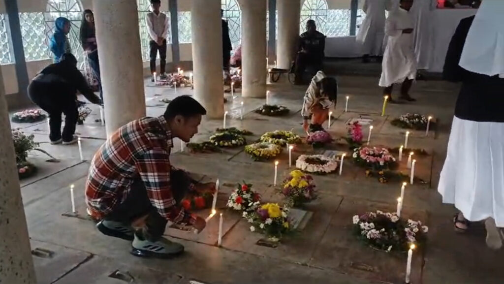 All Souls' Day observed at Catholic cemetery in Laitumkhrah