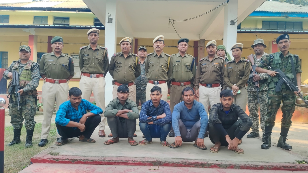 5 Bangladeshi nationals apprehended in South West Garo Hills