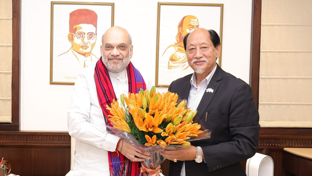 Nagaland CM Neiphiu Rio discusses key issues with Amit Shah in New Delhi